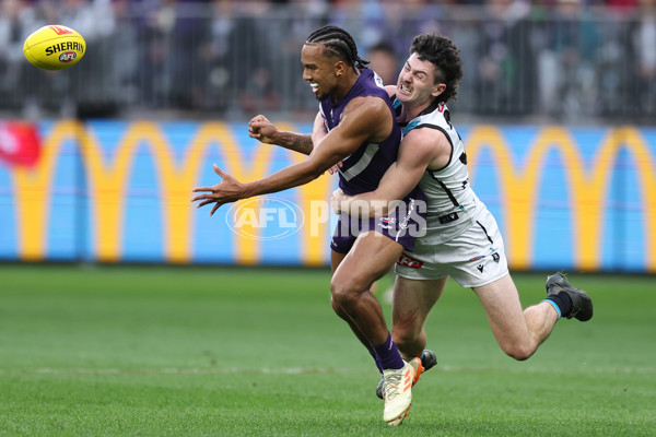 AFL 2024 Round 24 - Fremantle v Port Adelaide - A-53407188