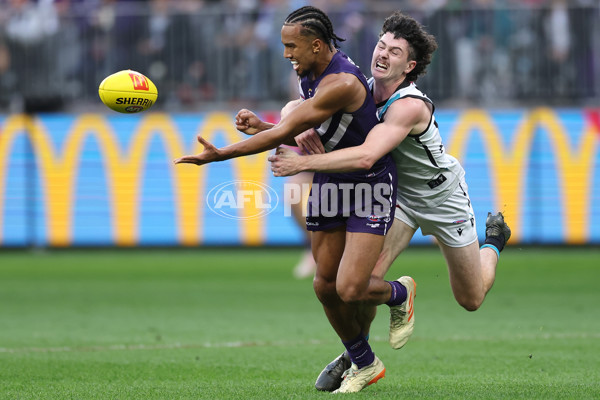 AFL 2024 Round 24 - Fremantle v Port Adelaide - A-53407189