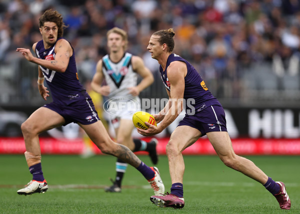 AFL 2024 Round 24 - Fremantle v Port Adelaide - A-53407196