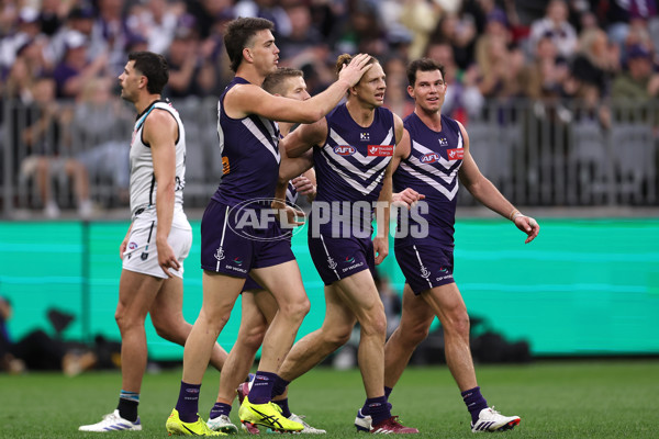 AFL 2024 Round 24 - Fremantle v Port Adelaide - A-53407199