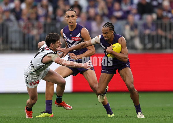 AFL 2024 Round 24 - Fremantle v Port Adelaide - A-53407206