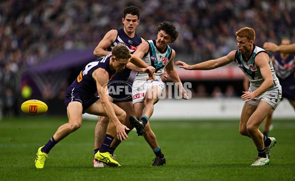 AFL 2024 Round 24 - Fremantle v Port Adelaide - A-53407226
