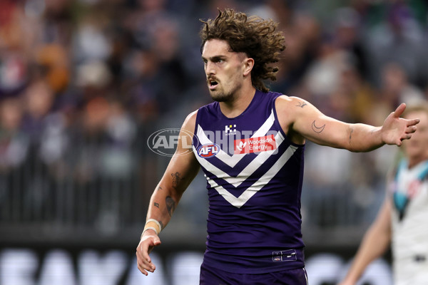 AFL 2024 Round 24 - Fremantle v Port Adelaide - A-53407264