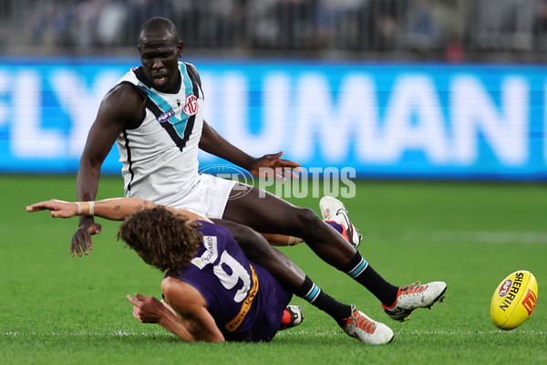 AFL 2024 Round 24 - Fremantle v Port Adelaide - A-53407269