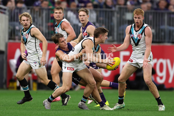 AFL 2024 Round 24 - Fremantle v Port Adelaide - A-53407271