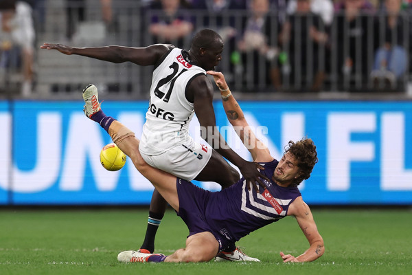 AFL 2024 Round 24 - Fremantle v Port Adelaide - A-53407274