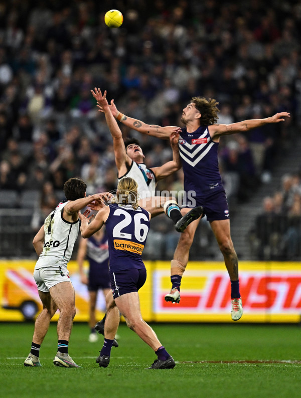 AFL 2024 Round 24 - Fremantle v Port Adelaide - A-53407284