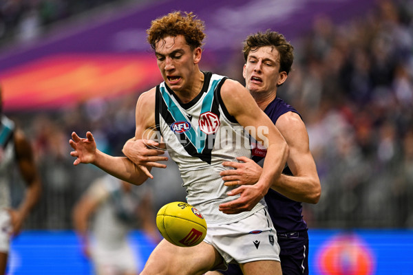 AFL 2024 Round 24 - Fremantle v Port Adelaide - A-53408206