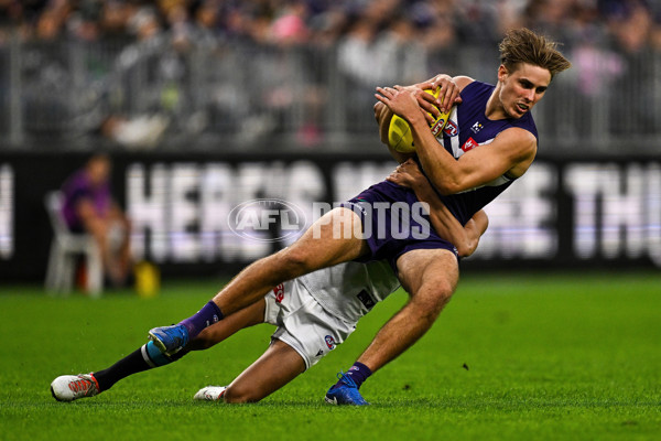 AFL 2024 Round 24 - Fremantle v Port Adelaide - A-53408220