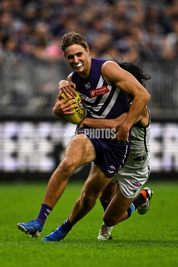 AFL 2024 Round 24 - Fremantle v Port Adelaide - A-53408222