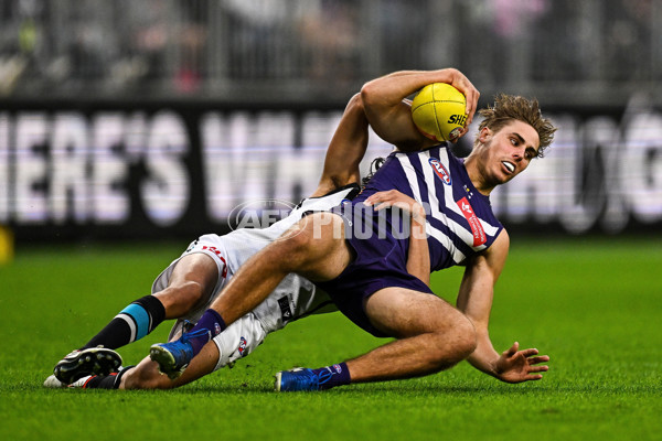 AFL 2024 Round 24 - Fremantle v Port Adelaide - A-53408225