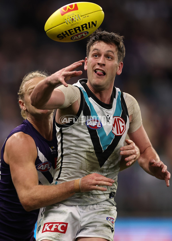 AFL 2024 Round 24 - Fremantle v Port Adelaide - A-53408278