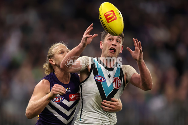 AFL 2024 Round 24 - Fremantle v Port Adelaide - A-53408280