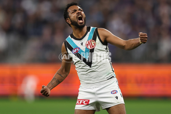 AFL 2024 Round 24 - Fremantle v Port Adelaide - A-53409685