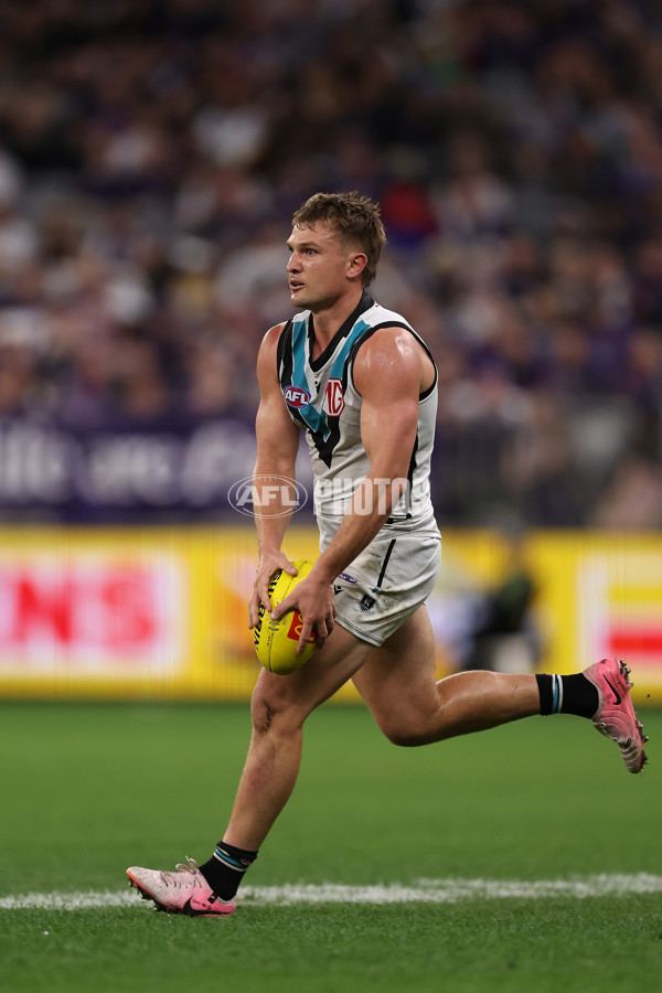 AFL 2024 Round 24 - Fremantle v Port Adelaide - A-53409686