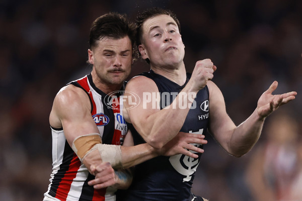 AFL 2024 Round 24 - Carlton v St Kilda - A-53410626