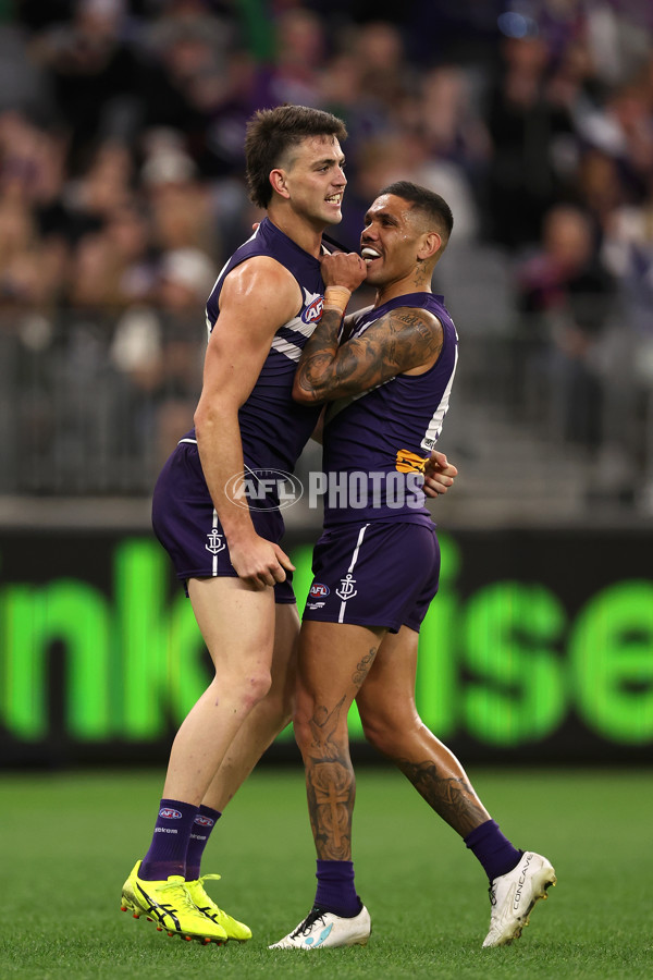 AFL 2024 Round 24 - Fremantle v Port Adelaide - A-53410641