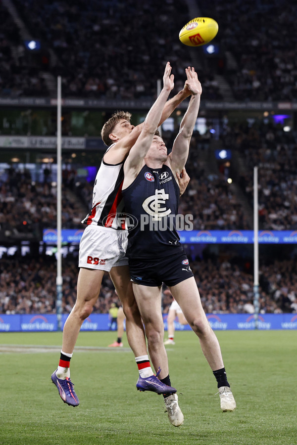 AFL 2024 Round 24 - Carlton v St Kilda - A-53410648