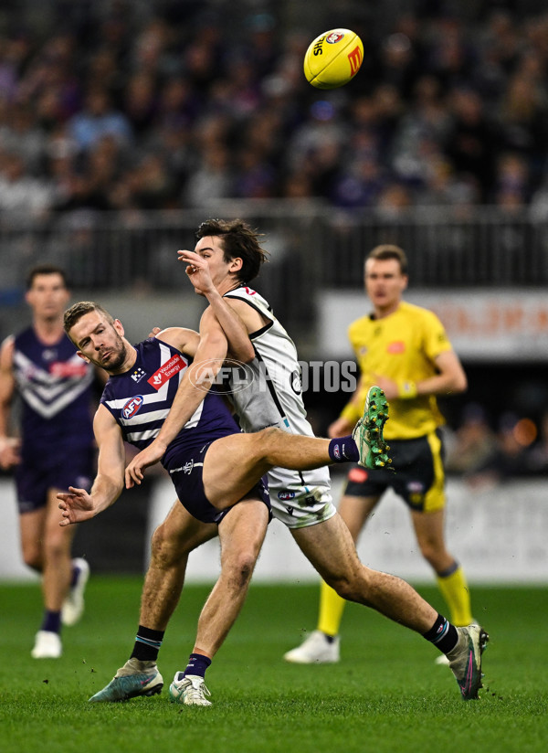 AFL 2024 Round 24 - Fremantle v Port Adelaide - A-53412139