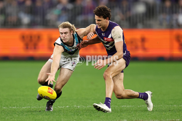 AFL 2024 Round 24 - Fremantle v Port Adelaide - A-53412217