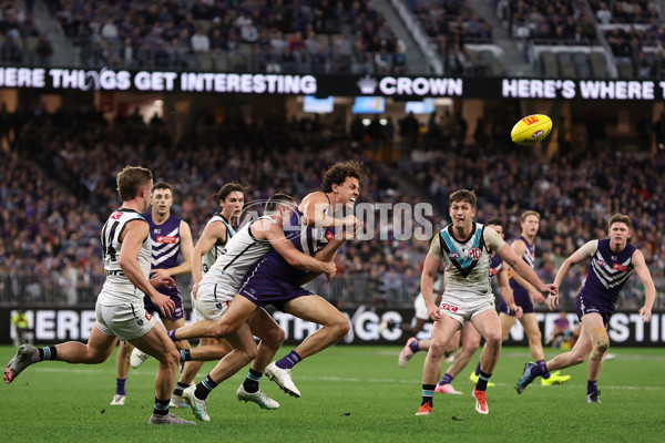 AFL 2024 Round 24 - Fremantle v Port Adelaide - A-53415859