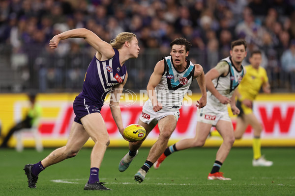 AFL 2024 Round 24 - Fremantle v Port Adelaide - A-53415860