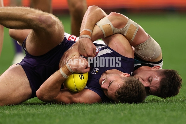 AFL 2024 Round 24 - Fremantle v Port Adelaide - A-53415863