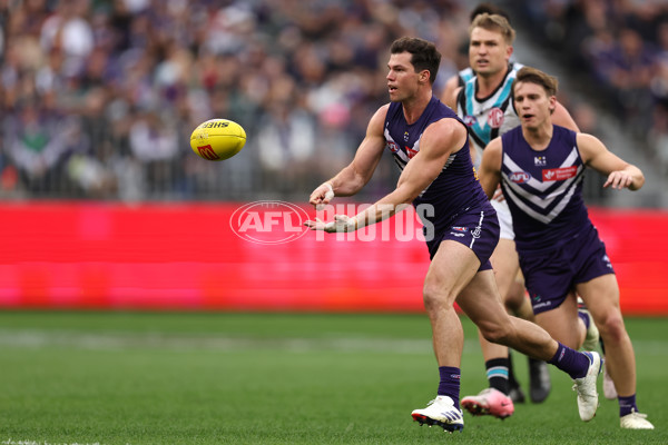 AFL 2024 Round 24 - Fremantle v Port Adelaide - A-53415866