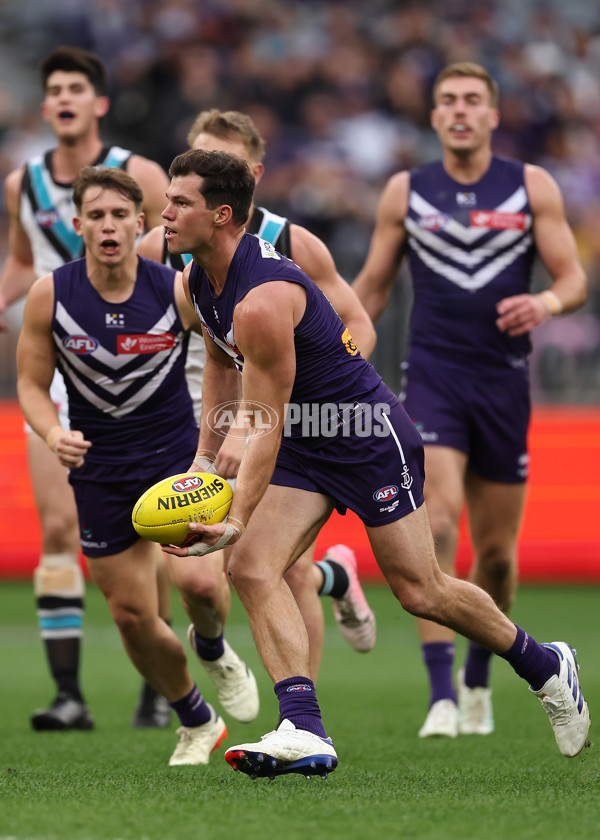 AFL 2024 Round 24 - Fremantle v Port Adelaide - A-53415867