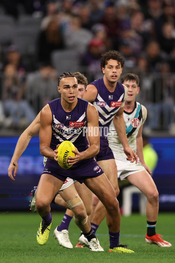 AFL 2024 Round 24 - Fremantle v Port Adelaide - A-53417390