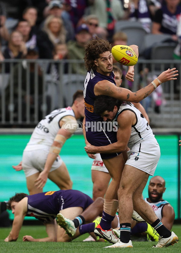 AFL 2024 Round 24 - Fremantle v Port Adelaide - A-53417396