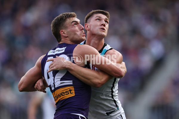 AFL 2024 Round 24 - Fremantle v Port Adelaide - A-53417397