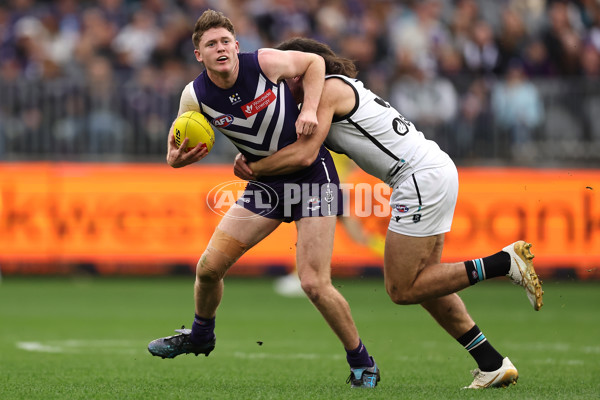 AFL 2024 Round 24 - Fremantle v Port Adelaide - A-53417400