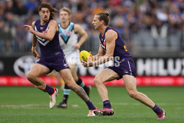 AFL 2024 Round 24 - Fremantle v Port Adelaide - A-53417403