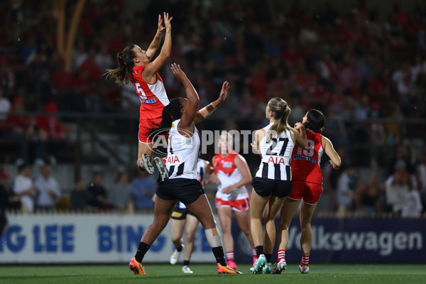 AFLW 2024 Round 01 - Sydney v Collingwood - A-53544725