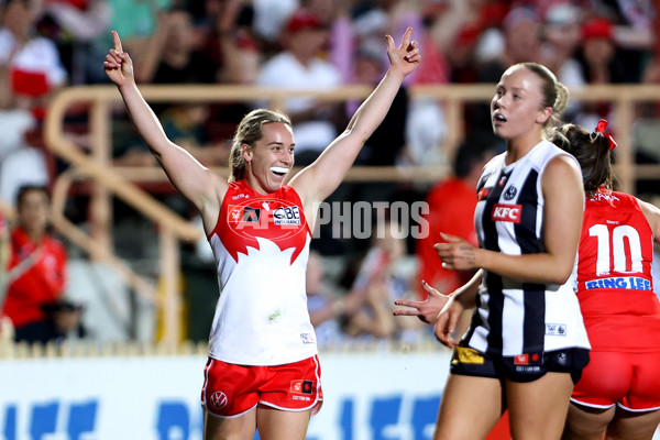 AFLW 2024 Round 01 - Sydney v Collingwood - A-53544794