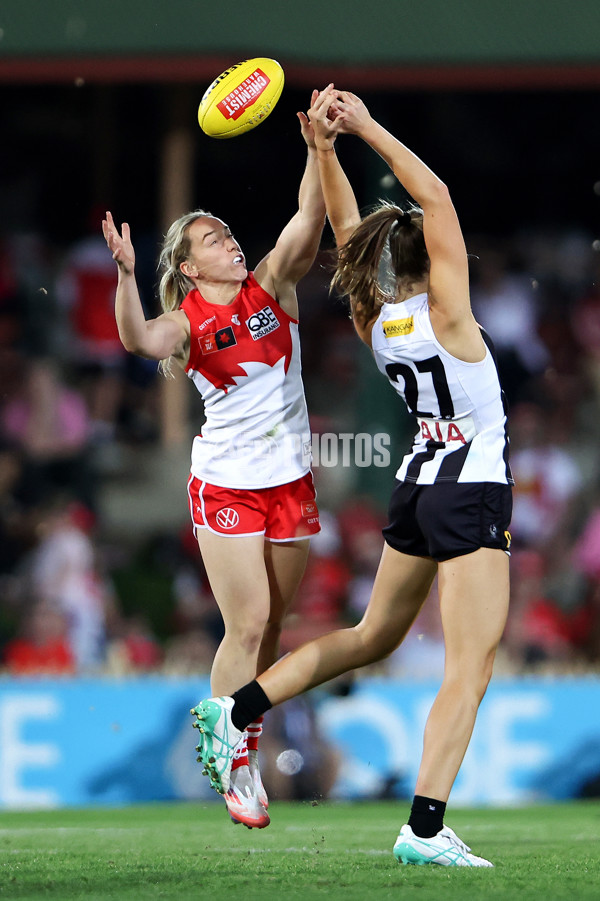 AFLW 2024 Round 01 - Sydney v Collingwood - A-53547478