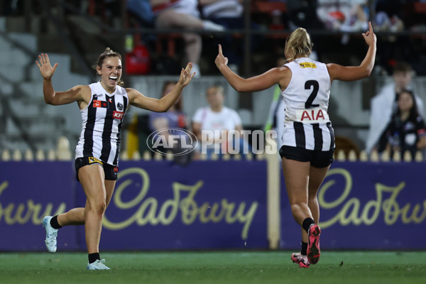 AFLW 2024 Round 01 - Sydney v Collingwood - A-53547494