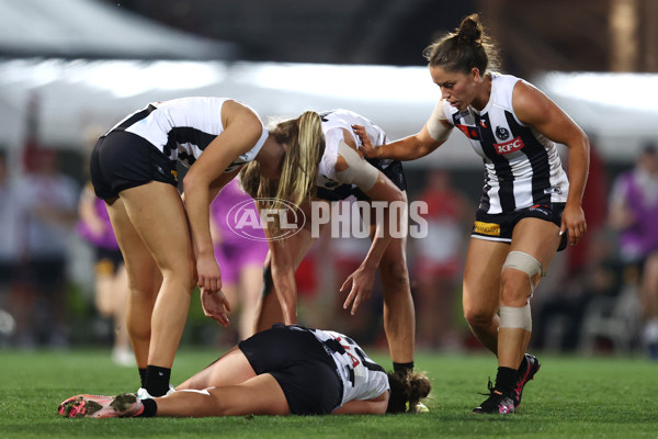 AFLW 2024 Round 01 - Sydney v Collingwood - A-53547575