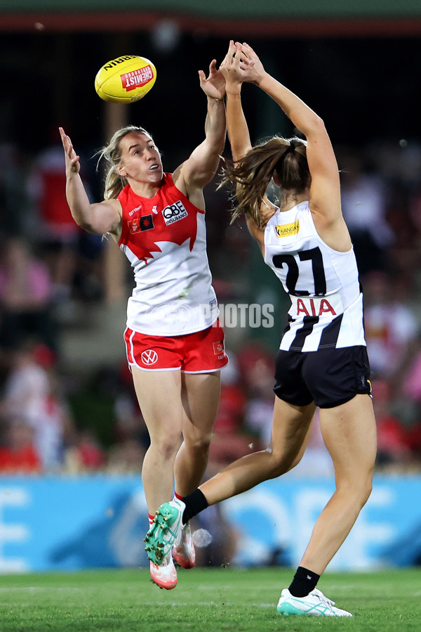 AFLW 2024 Round 01 - Sydney v Collingwood - A-53547578