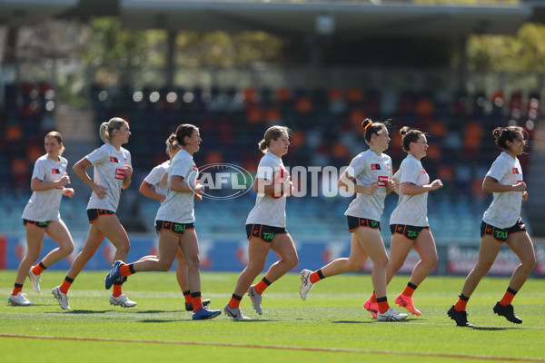 AFLW 2024 Round 01 - GWS v Western Bulldogs - A-53553521