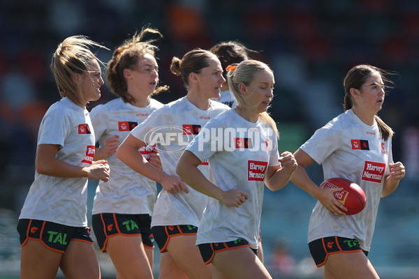 AFLW 2024 Round 01 - GWS v Western Bulldogs - A-53553523