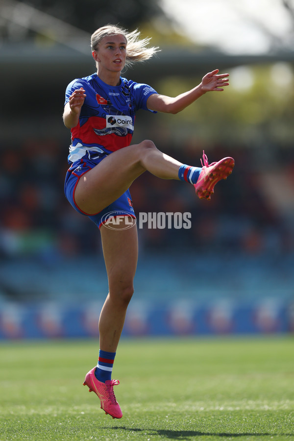 AFLW 2024 Round 01 - GWS v Western Bulldogs - A-53554135