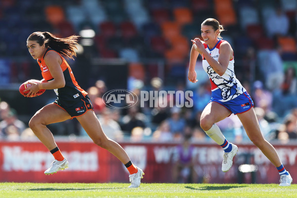 AFLW 2024 Round 01 - GWS v Western Bulldogs - A-53556672