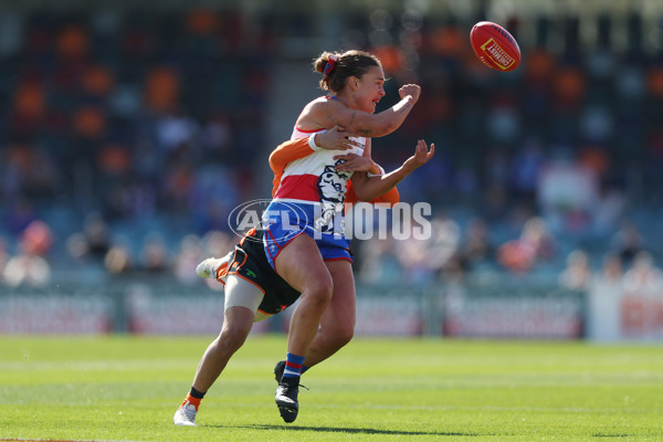 AFLW 2024 Round 01 - GWS v Western Bulldogs - A-53556689