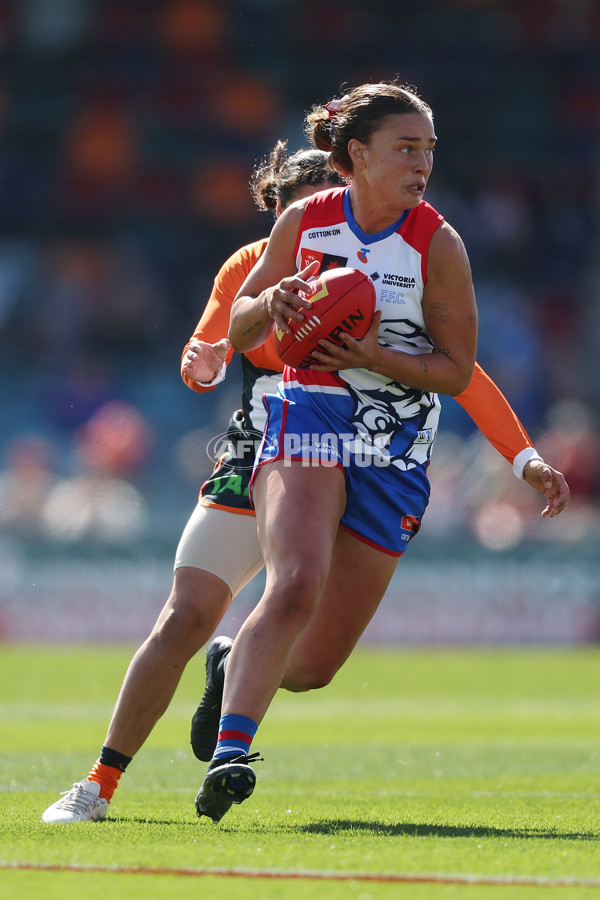 AFLW 2024 Round 01 - GWS v Western Bulldogs - A-53556690