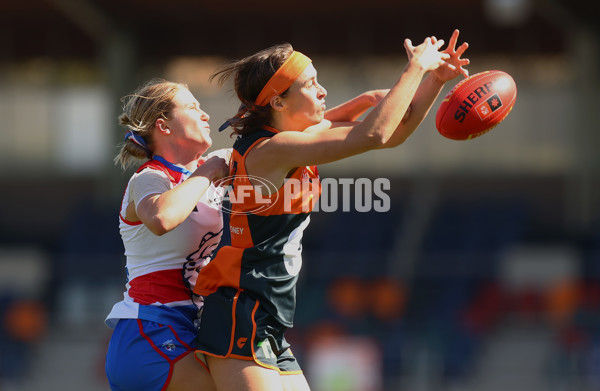 AFLW 2024 Round 01 - GWS v Western Bulldogs - A-53556694