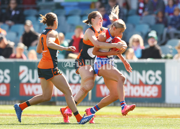 AFLW 2024 Round 01 - GWS v Western Bulldogs - A-53556697