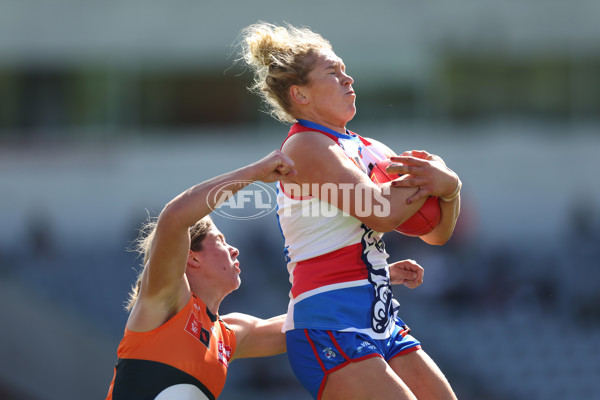 AFLW 2024 Round 01 - GWS v Western Bulldogs - A-53556737