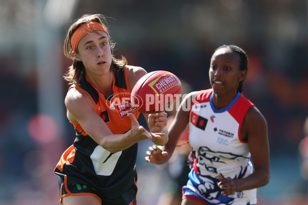AFLW 2024 Round 01 - GWS v Western Bulldogs - A-53559634